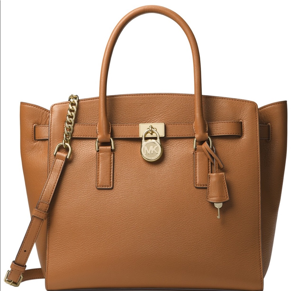 Michael Kors “Hamilton” Large leather satchel